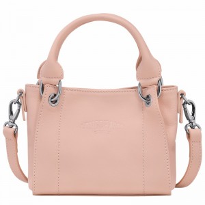 Longchamp 3D XS Handtas Dames Beige Uitverkoop | 10254HFA542
