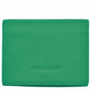Longchamp Le FOULONNÉ Portefeuille Heren Groen Uitverkoop | 30021021129-