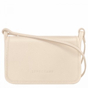 Longchamp Le FOULONNÉ XS Clutch Dames Wit Uitverkoop | 10133021555