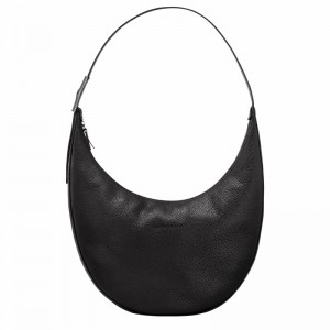 Longchamp Le Roseau Essential L Crossbodytassen Dames Zwart Uitverkoop | 10234968001