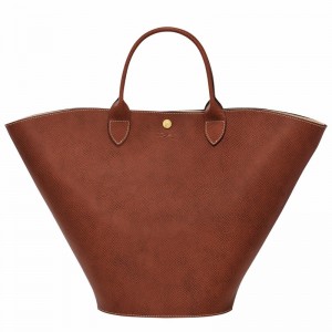 Longchamp ÉPURE XL Tote Tassen Dames Bruin Uitverkoop | 10260HYZ035