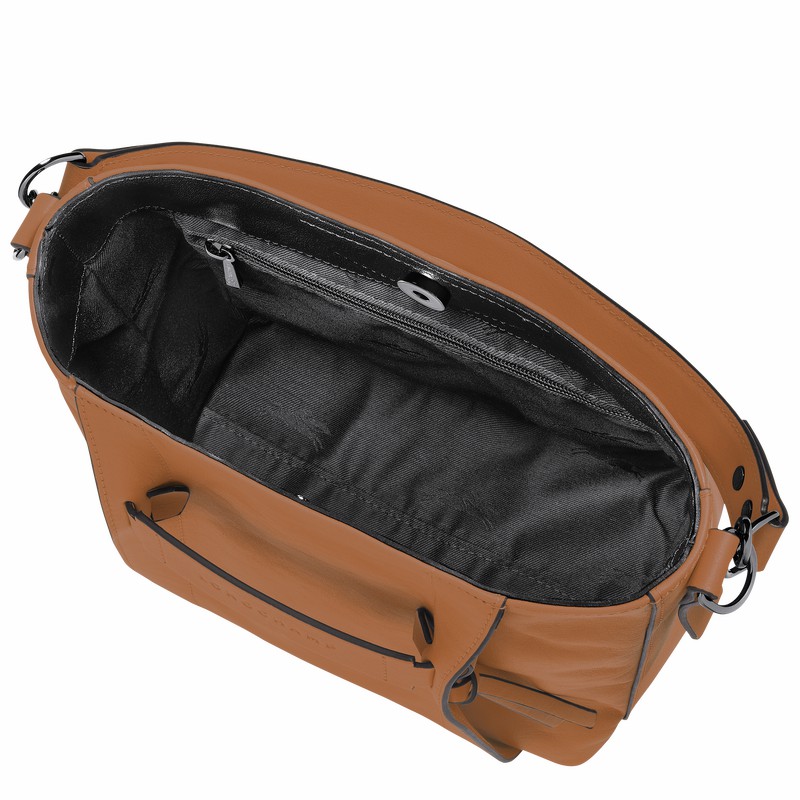 Longchamp 3D S Crossbodytassen Dames Beige Uitverkoop | 10215HCV016