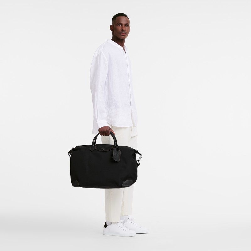 Longchamp Boxford S Reistas Heren Zwart Uitverkoop | L1624080001-