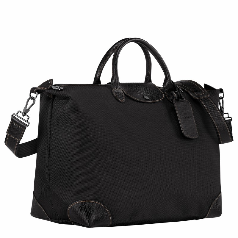 Longchamp Boxford S Reistas Heren Zwart Uitverkoop | L1624080001-