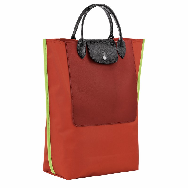 Longchamp Cabas Longchamp M Tote Tassen Dames Oranje Uitverkoop | 10264093461