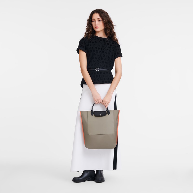 Longchamp Cabas Longchamp M Tote Tassen Heren Grijs Uitverkoop | 10264093266-
