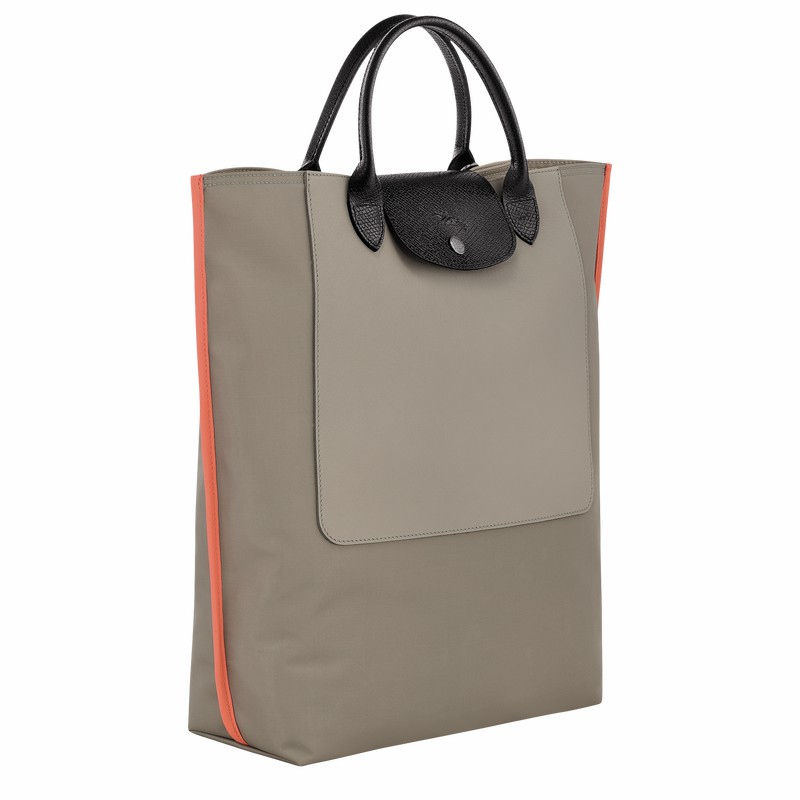 Longchamp Cabas Longchamp M Tote Tassen Heren Grijs Uitverkoop | 10264093266-