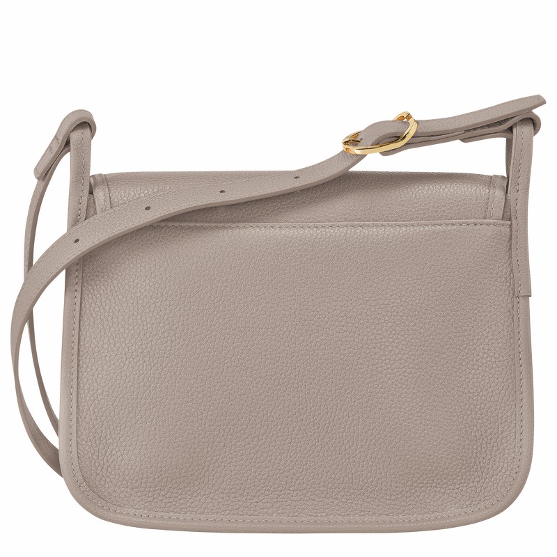 Longchamp Le FOULONNÉ M Crossbodytassen Dames Grijs Uitverkoop | 10135021P55