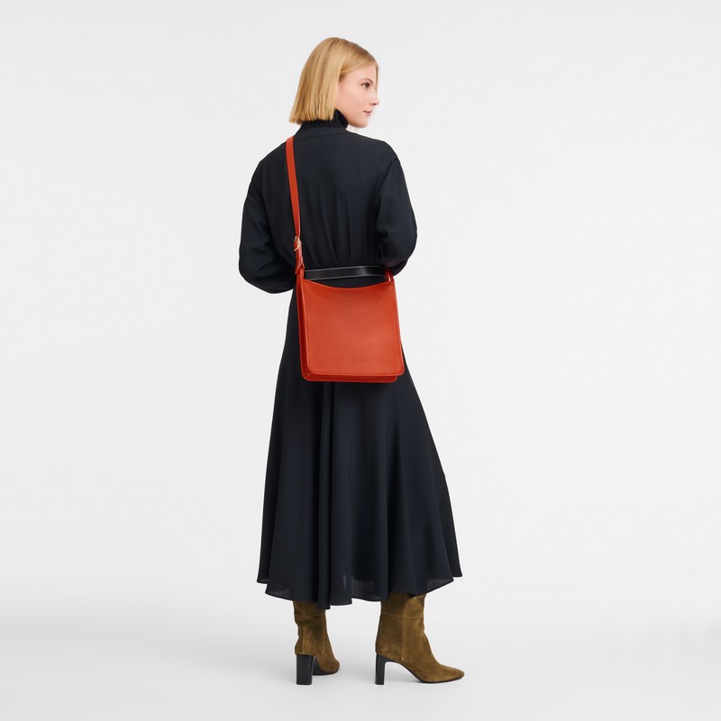 Longchamp Le FOULONNÉ M Crossbodytassen Dames Oranje Uitverkoop | 10140021685