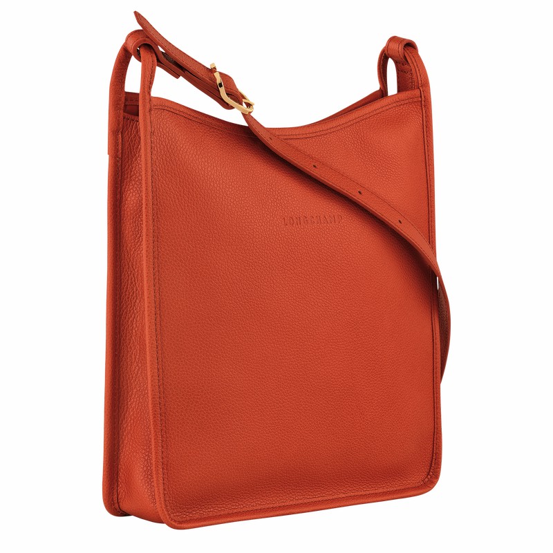 Longchamp Le FOULONNÉ M Crossbodytassen Dames Oranje Uitverkoop | 10140021685