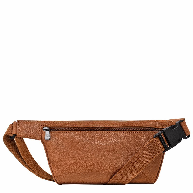 Longchamp Le FOULONNÉ M Heuptas Heren Caramel Uitverkoop | 20045021F72-