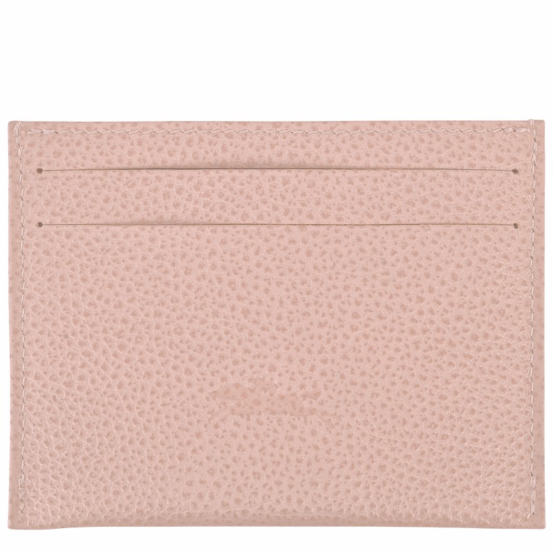Longchamp Le FOULONNÉ Pasjeshouder Dames Beige Uitverkoop | L3218021542