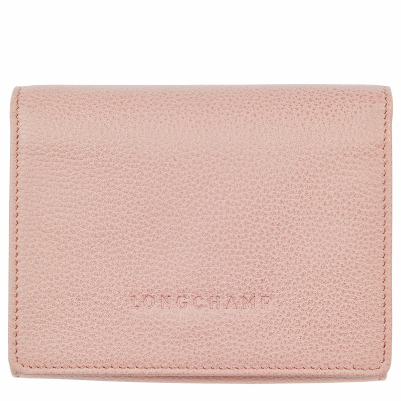 Longchamp Le FOULONNÉ Portefeuille Dames Beige Uitverkoop | 30021021542