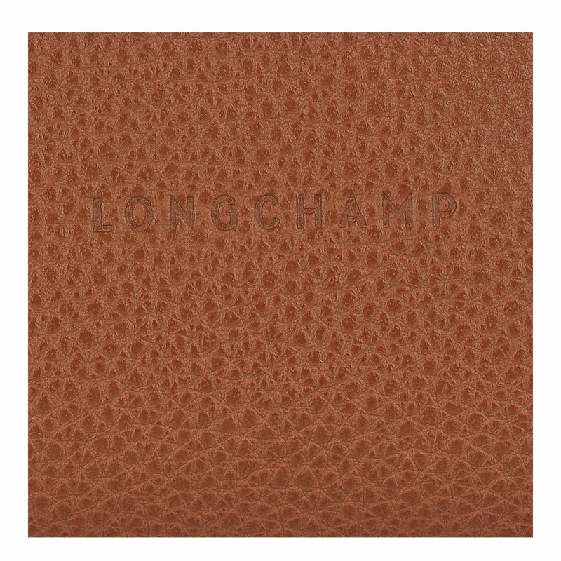 Longchamp Le FOULONNÉ Portemonnee Dames Caramel Uitverkoop | L3686021121