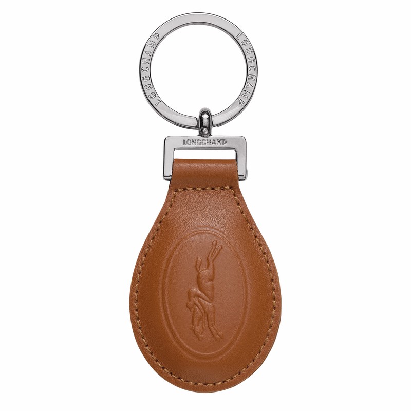 Longchamp Le FOULONNÉ Sleutelhangers Heren Caramel Uitverkoop | L6926078F72-