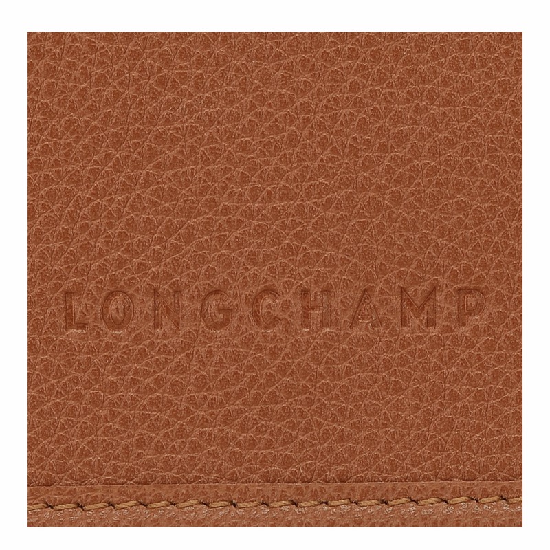 Longchamp Le FOULONNÉ XS Clutch Dames Caramel Uitverkoop | 10133021121