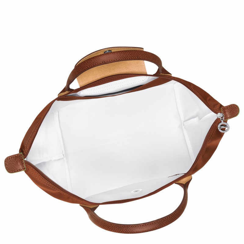 Longchamp Le Pliage Green M Handtas Dames Bruin Uitverkoop | L1623919504