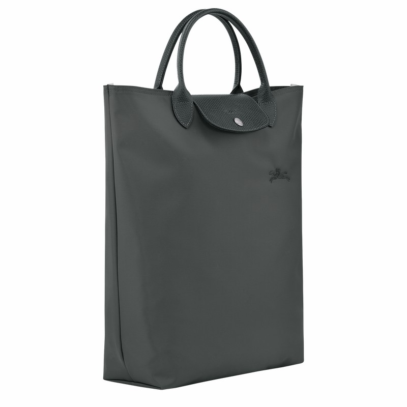 Longchamp Le Pliage Green M Tote Tassen Dames Diepgrijs Uitverkoop | 10168919P66