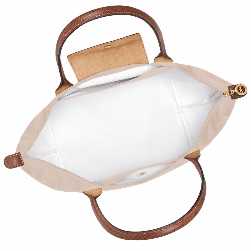 Longchamp Le Pliage Original L Tote Tassen Dames Wit Uitverkoop | L1899089P71