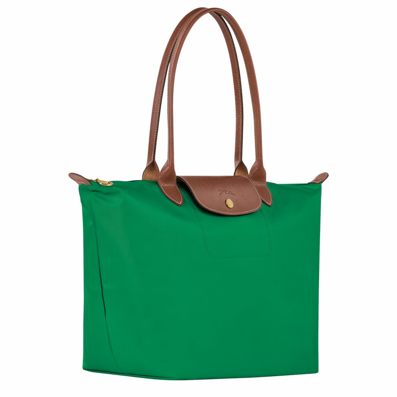 Longchamp Le Pliage Original L Tote Tassen Dames Groen Uitverkoop | L1899089P88