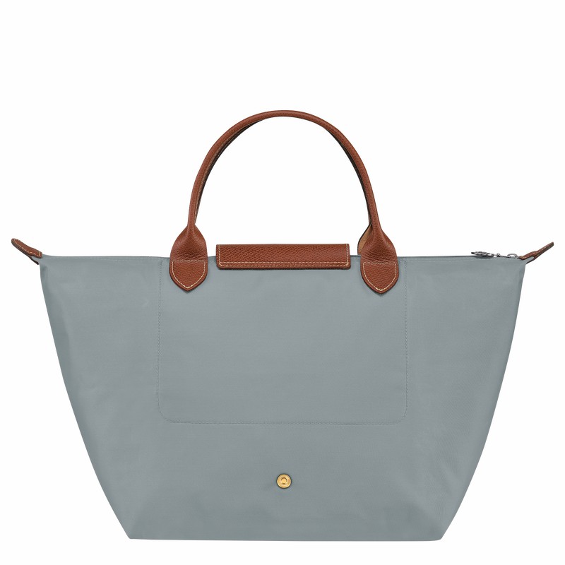 Longchamp Le Pliage Original M Handtas Dames Grijs Uitverkoop | L1623089P80