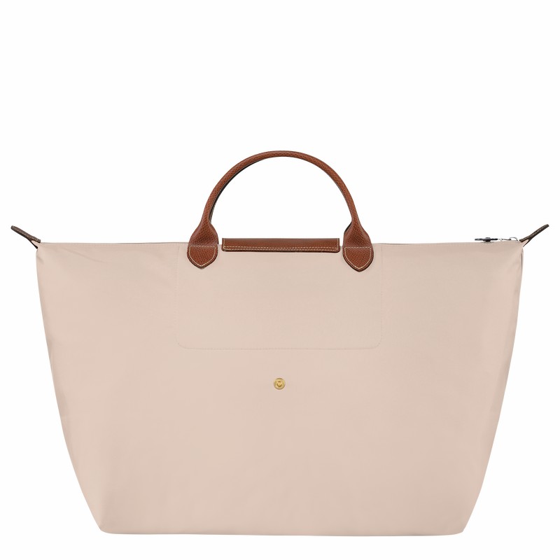 Longchamp Le Pliage Original S Reistas Dames Wit Uitverkoop | L1624089P71