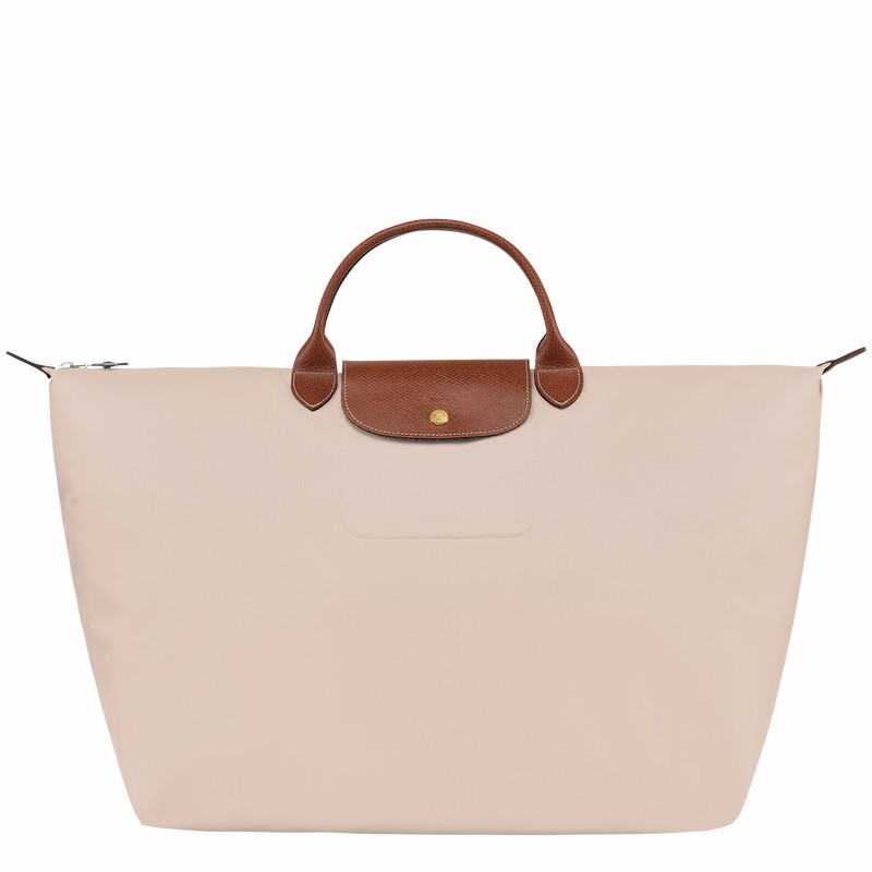 Longchamp Le Pliage Original S Reistas Dames Wit Uitverkoop | L1624089P71