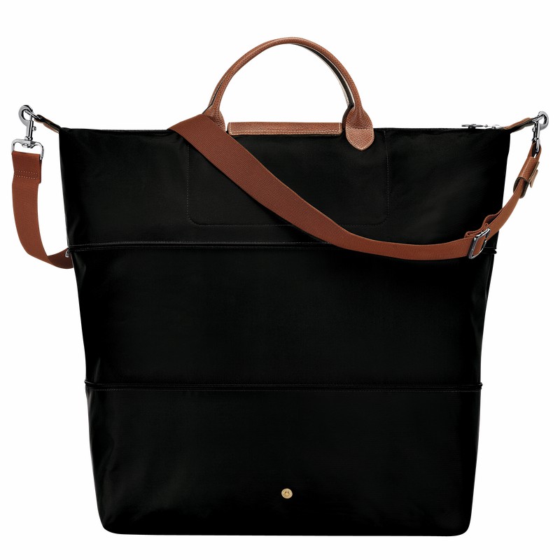 Longchamp Le Pliage Original expandable Reistas Dames Zwart Uitverkoop | L1911089001