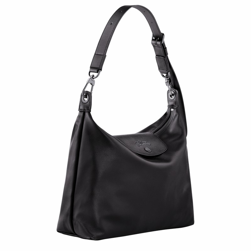 Longchamp Le Pliage Xtra M Hobo Tas Dames Zwart Uitverkoop | 10189987001
