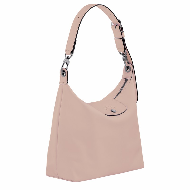 Longchamp Le Pliage Xtra M Hobo Tas Dames Beige Uitverkoop | 10189987542