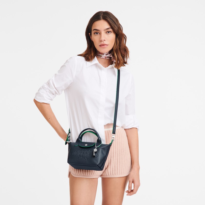 Longchamp Le Pliage Xtra XS Handtas Dames Donkerblauw Uitverkoop | L1500HEY556