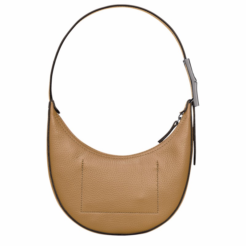 Longchamp Le Roseau Essential S Hobo Tas Dames Khaki Uitverkoop | 10217968026