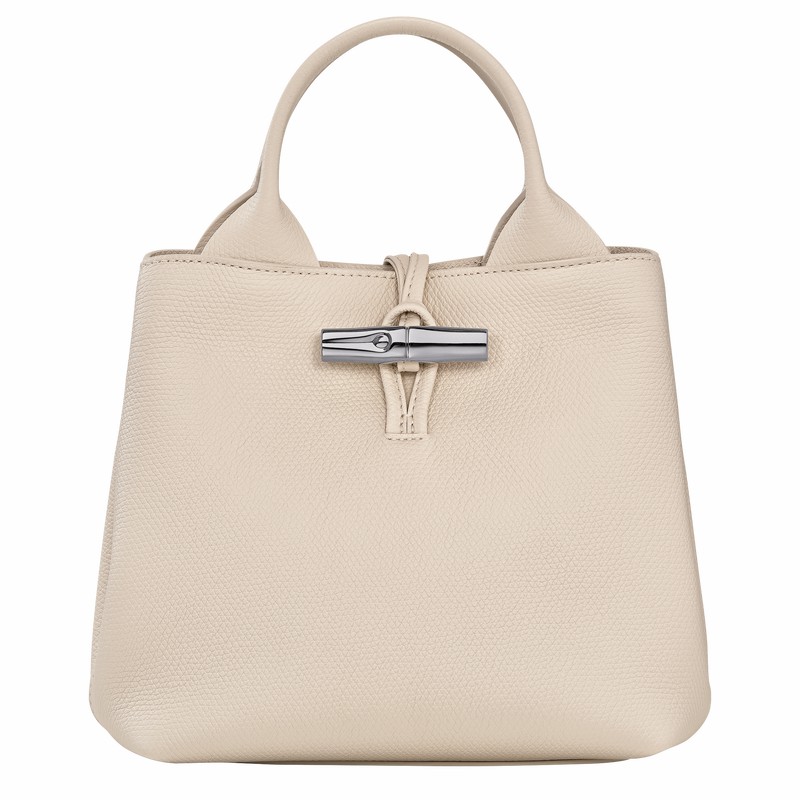 Longchamp Le Roseau S Handtas Dames Wit Uitverkoop | 10273HFP555