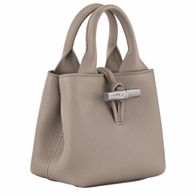 Longchamp Le Roseau XS Handtas Dames Grijs Uitverkoop | 10278HFP266