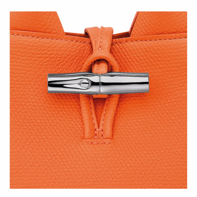 Longchamp Le Roseau XS Handtas Dames Oranje Uitverkoop | 10278HFP017