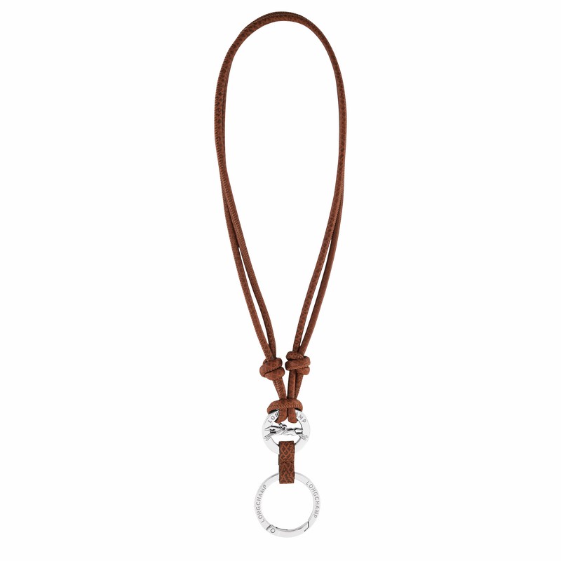 Longchamp ÉPURE Sleutelhangers Dames Bruin Uitverkoop | 36080J02035