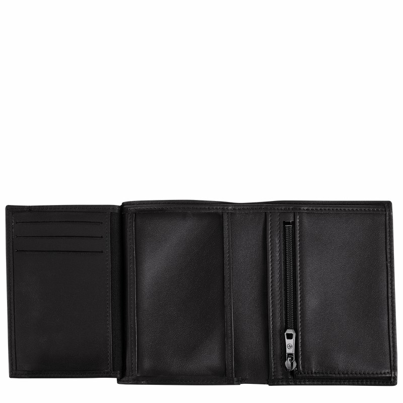 Longchamp sur Seine Portefeuille Heren Zwart Uitverkoop | L3528HCX001