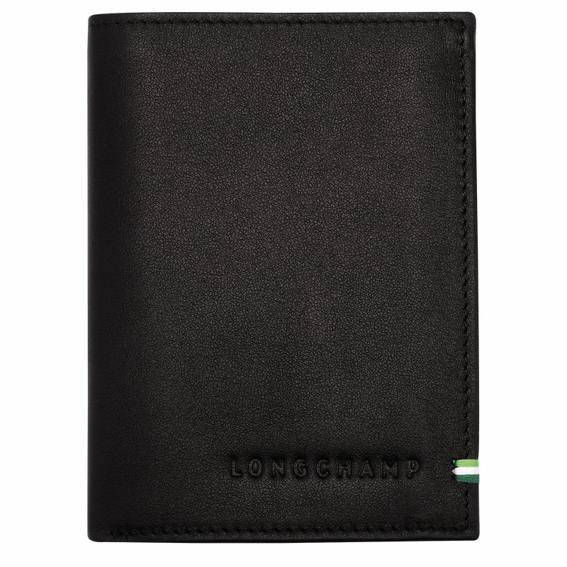 Longchamp sur Seine Portefeuille Heren Zwart Uitverkoop | L3528HCX001